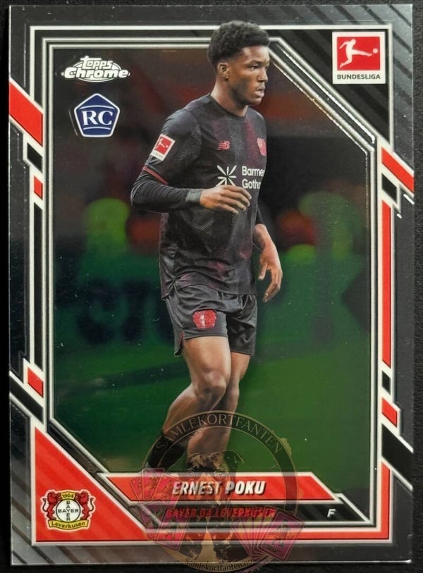 Topps Bundesliga Chrome 25/26 Ernest Poku RC
