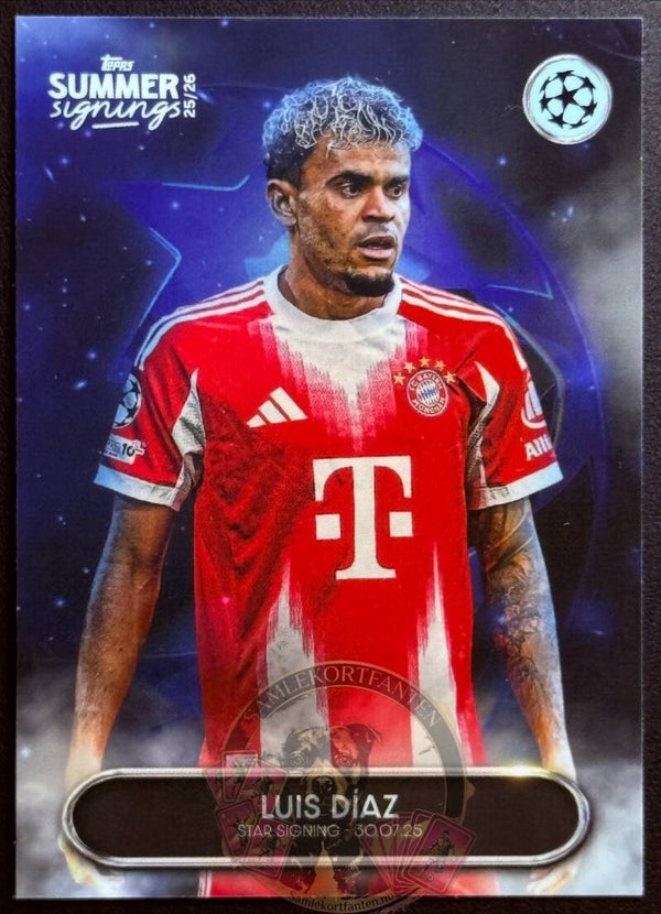 Topps Summer signings 25/26 Luis Diaz