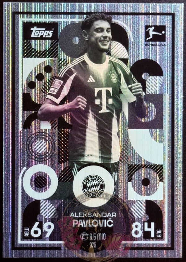 Topps Match Attax 25/26 Aleksandar Pavlovic Parallel