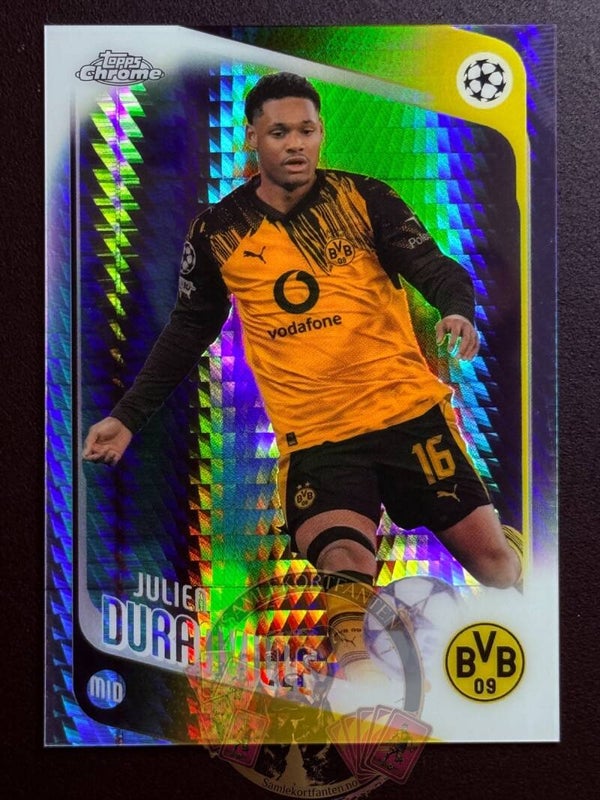 Topps UCC Chrome 25/26 Julien Duranville Parallel