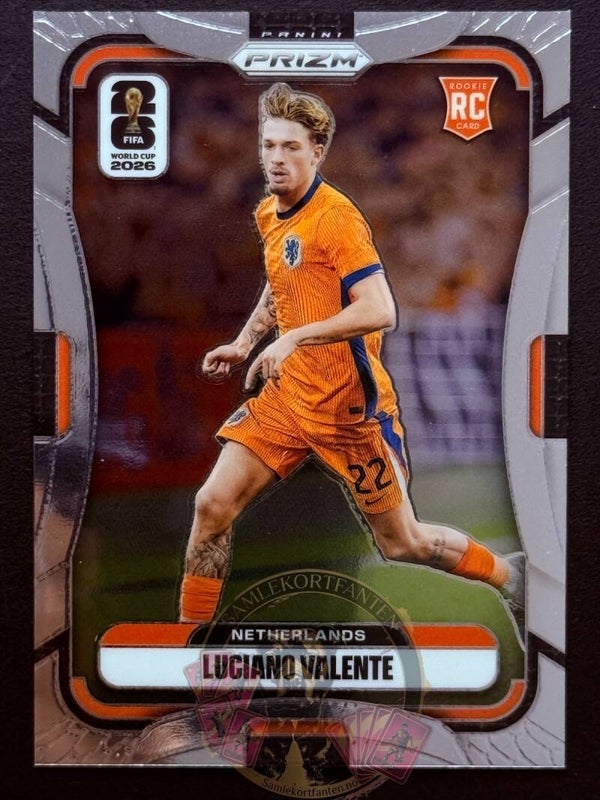 Panini Prizm FIFA 2026 Luciano Valente RC
