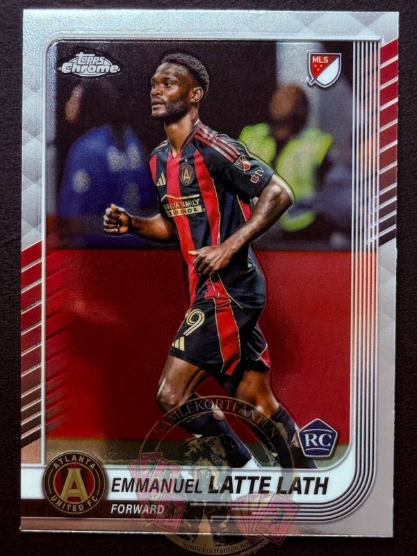 Topps MLS Chrome 2025 Emmanuel Latte Lath RC