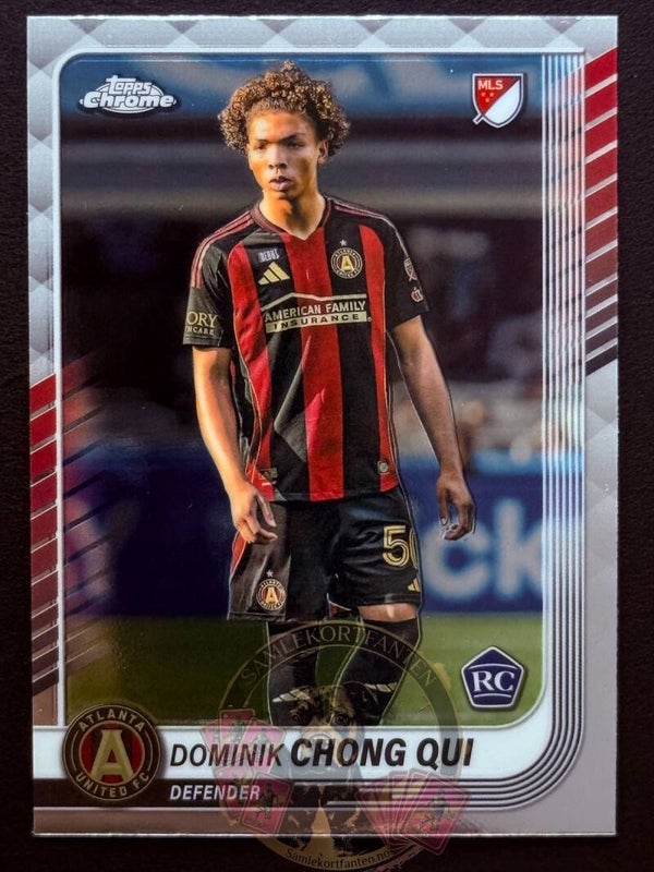 Topps MLS Chrome 2025 Dominik Chong Qui RC