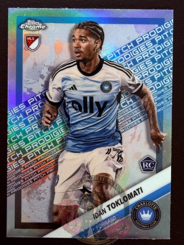 Topps MLS Chrome 2025 Idan Toklomati RC