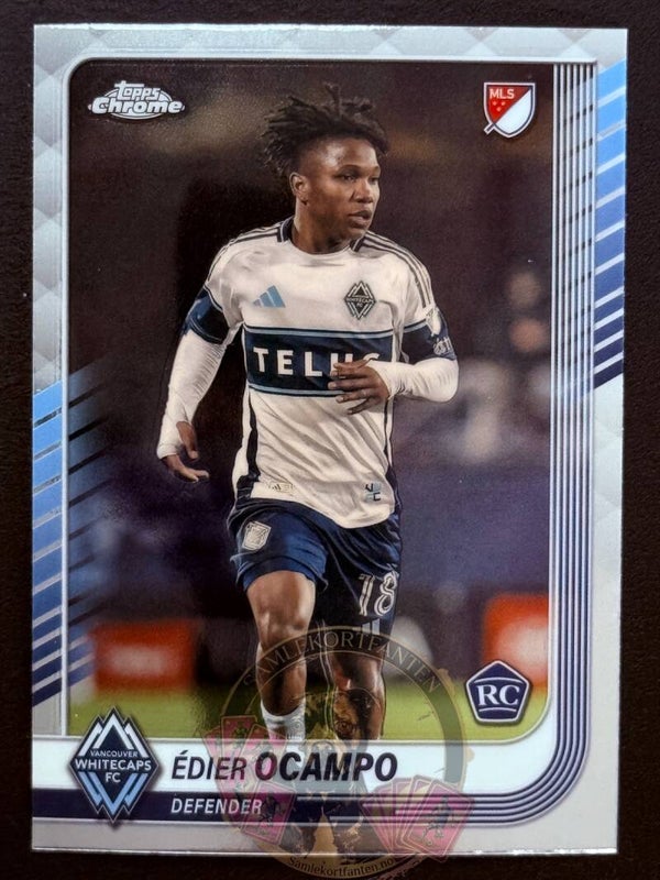 Topps MLS Chrome 2025 Édier Ocampo RC