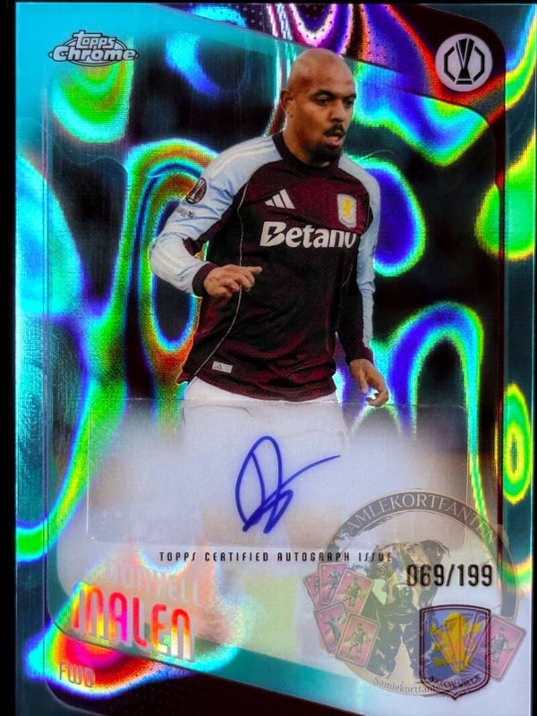 Topps UCC Chrome 25/26 Donyell Malen nummerert 069/199 auto