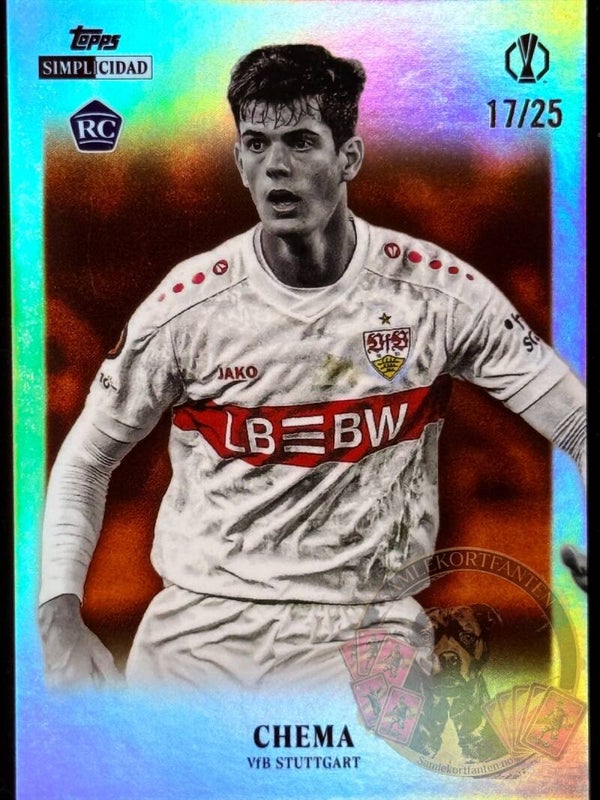 Topps Simplicidad 25/26 Chema RC nummerert 17/25