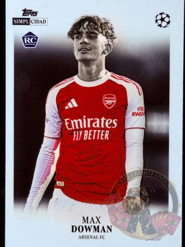Topps Simplicidad 25/26 Max Dowman RC