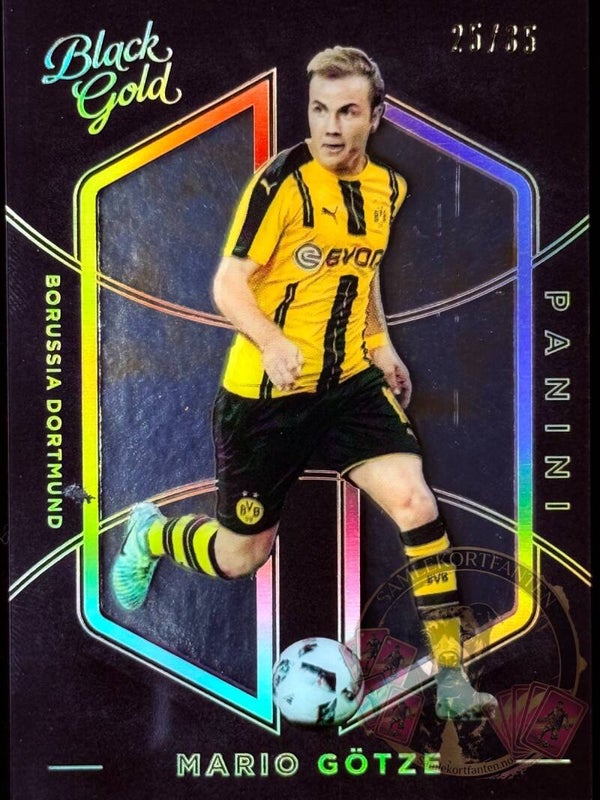 Panini Black Gold Mario Götze nummerert 25/35