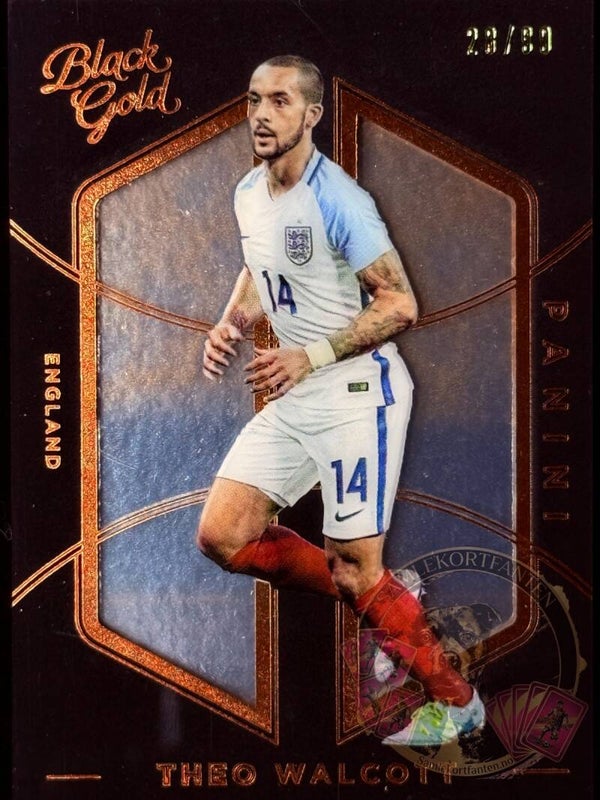 Panini Black Gold Theo Walcott nummerert 28/99