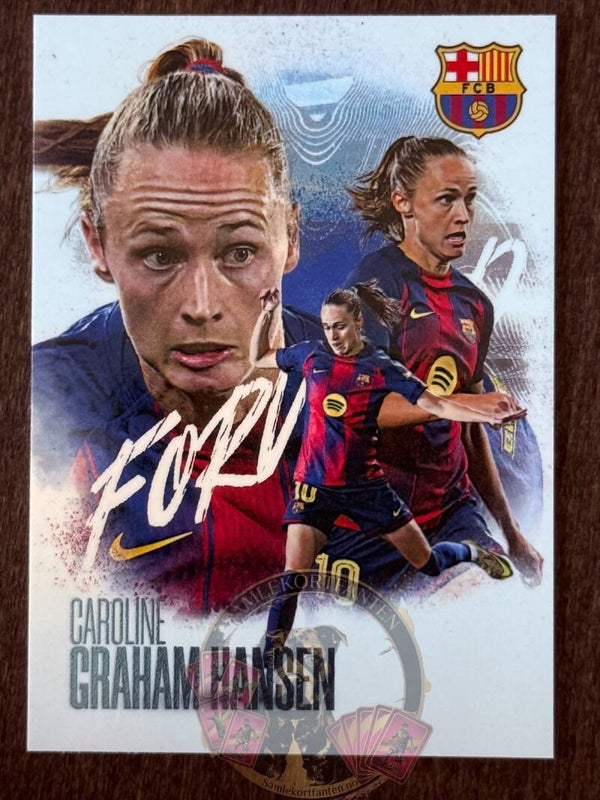 Futera FX Barcelona 25/26 Caroline Graham Hansen nummerert 34/49