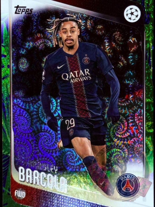 Topps UCC Carnaval 25/26 Bradley Barcola Parallel