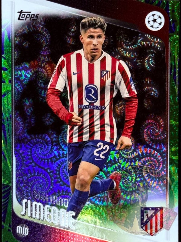 Topps UCC Carnaval 25/26 Giuliano Simeone Parallel