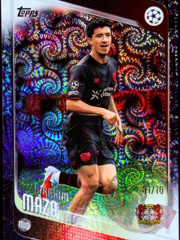 Topps UCC Carnival 25/26 Ibrahim Maza nummerert 01/10