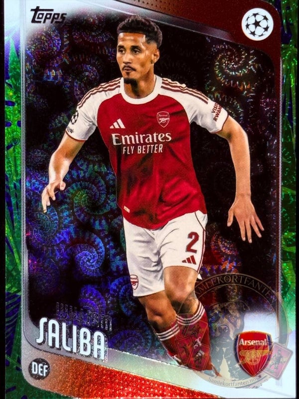 Topps UCC Carnaval 25/26 William Saliba Parallel