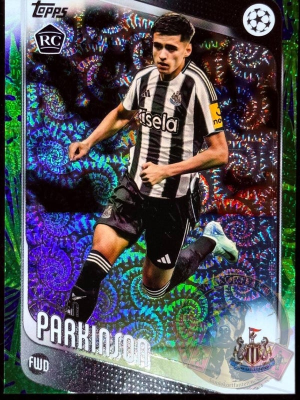 Topps UCC Carnaval 25/26 Ben Parkinson RC Parallel