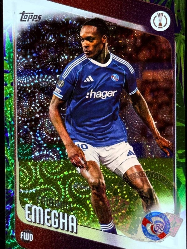 Topps UCC Carnaval 25/26 Emanuel Emegha Parallel