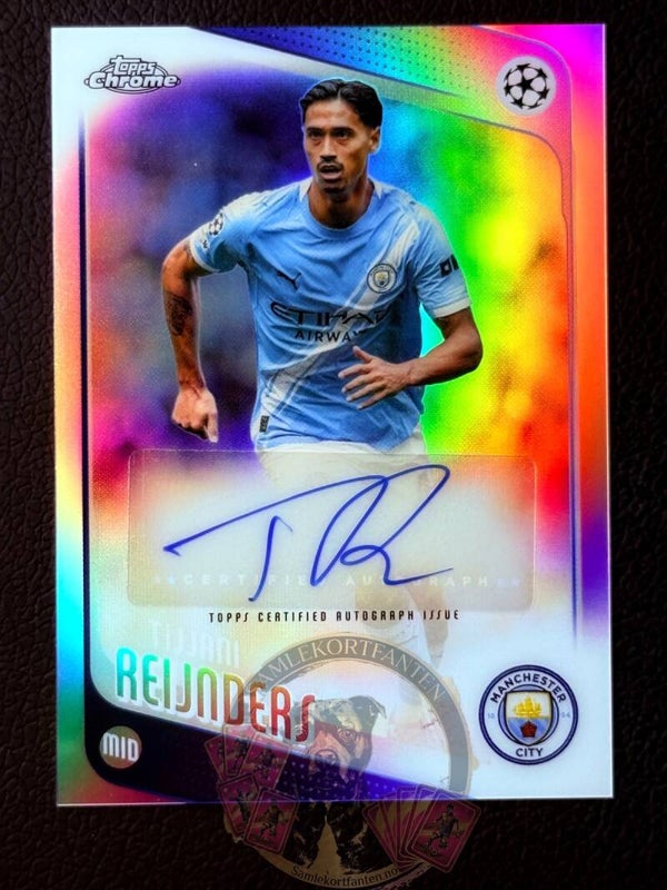 Topps UCC Chrome 25/25 Tijjani Reijnders auto