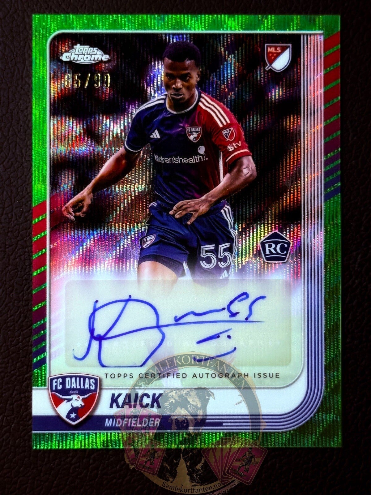 Topps MLS Chrome 25/26 Kaick RC auto 65/99