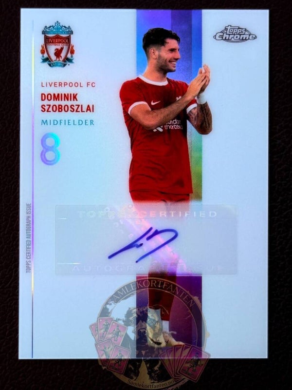 Topps Liverpool Chrome Premier League 23/24 Dominik Szoboszlai auto