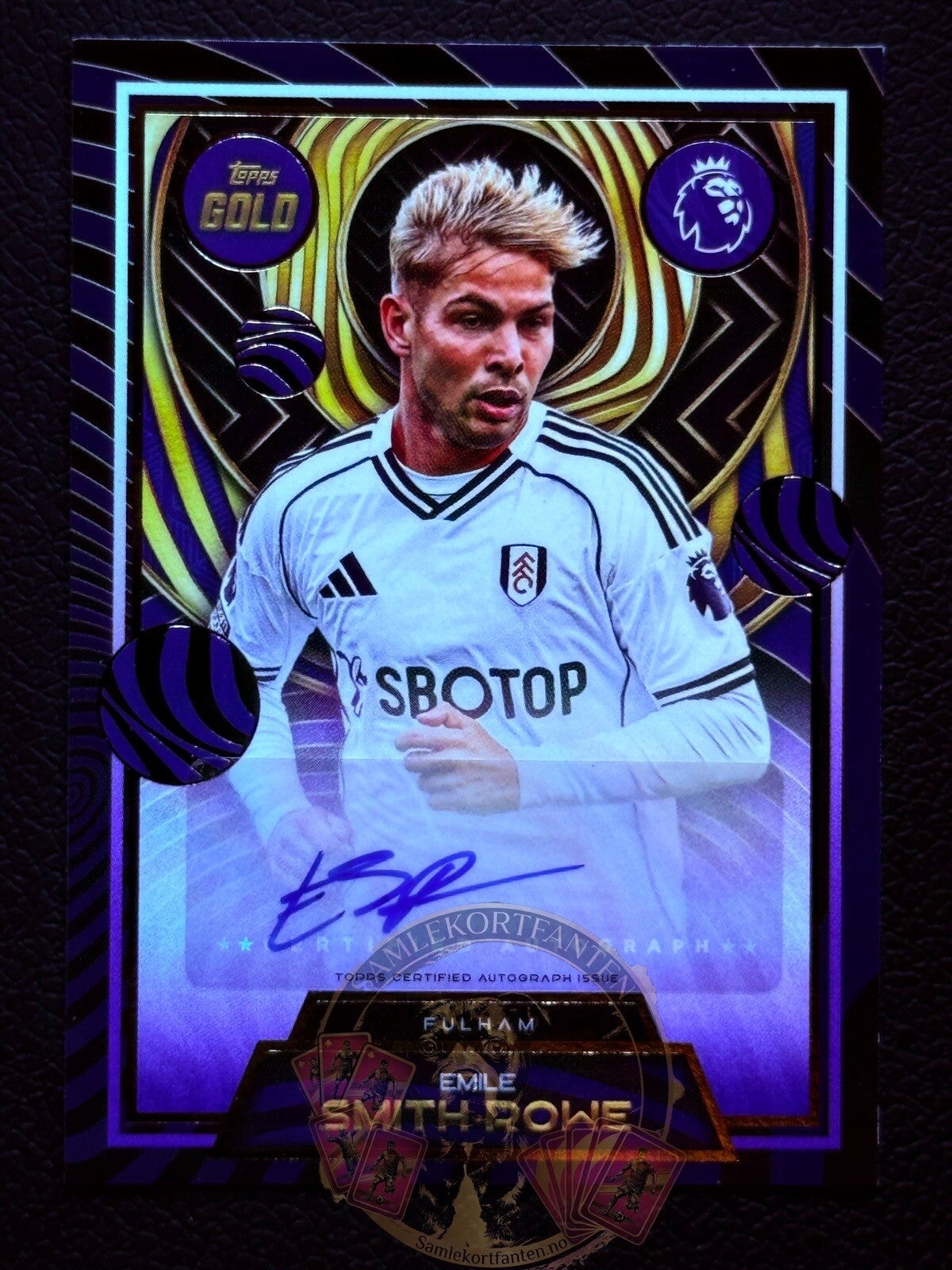 Topps Premier League Gold Emile Smith Rowe auto