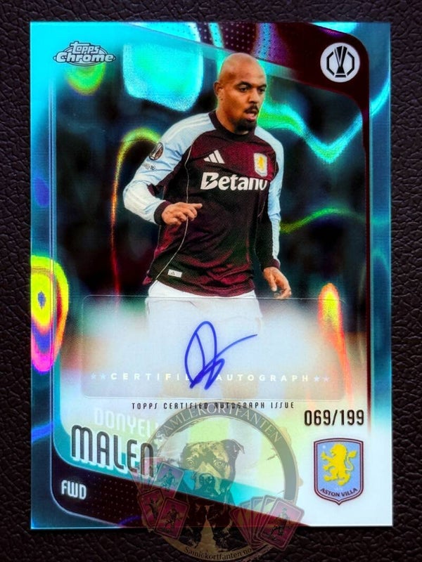 Topps UCC Chrome 25/26 Donyell Malen nummerert 069/199 auto