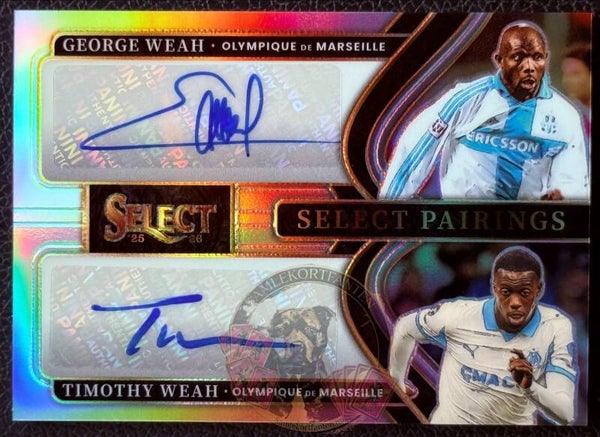 Panini Select Ligue 1 - 25/26 Timothy & George Weah Dual ato