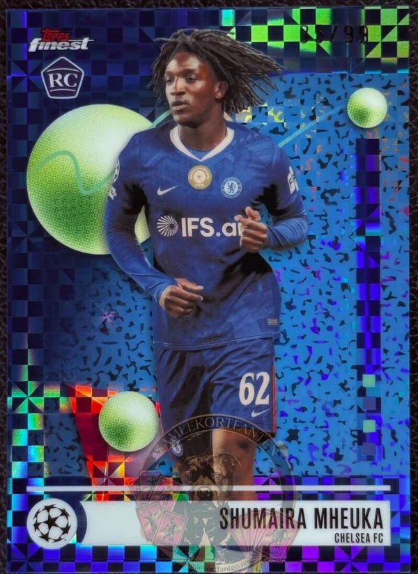 Topps Finest 25/26 Shumaira Mheuka RC nummerert 35/99