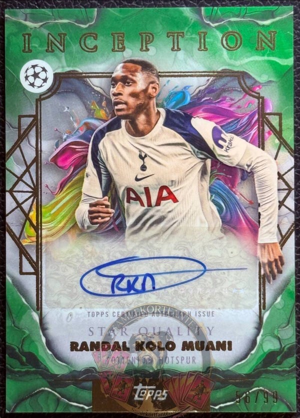 Topps Inception 25/26 - Kolo Muani auto 56/99