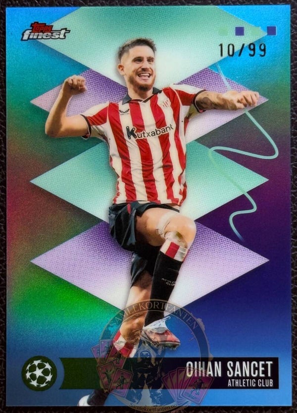 Topps Finest 25/26 Oihan Sancet nummerert 10/99