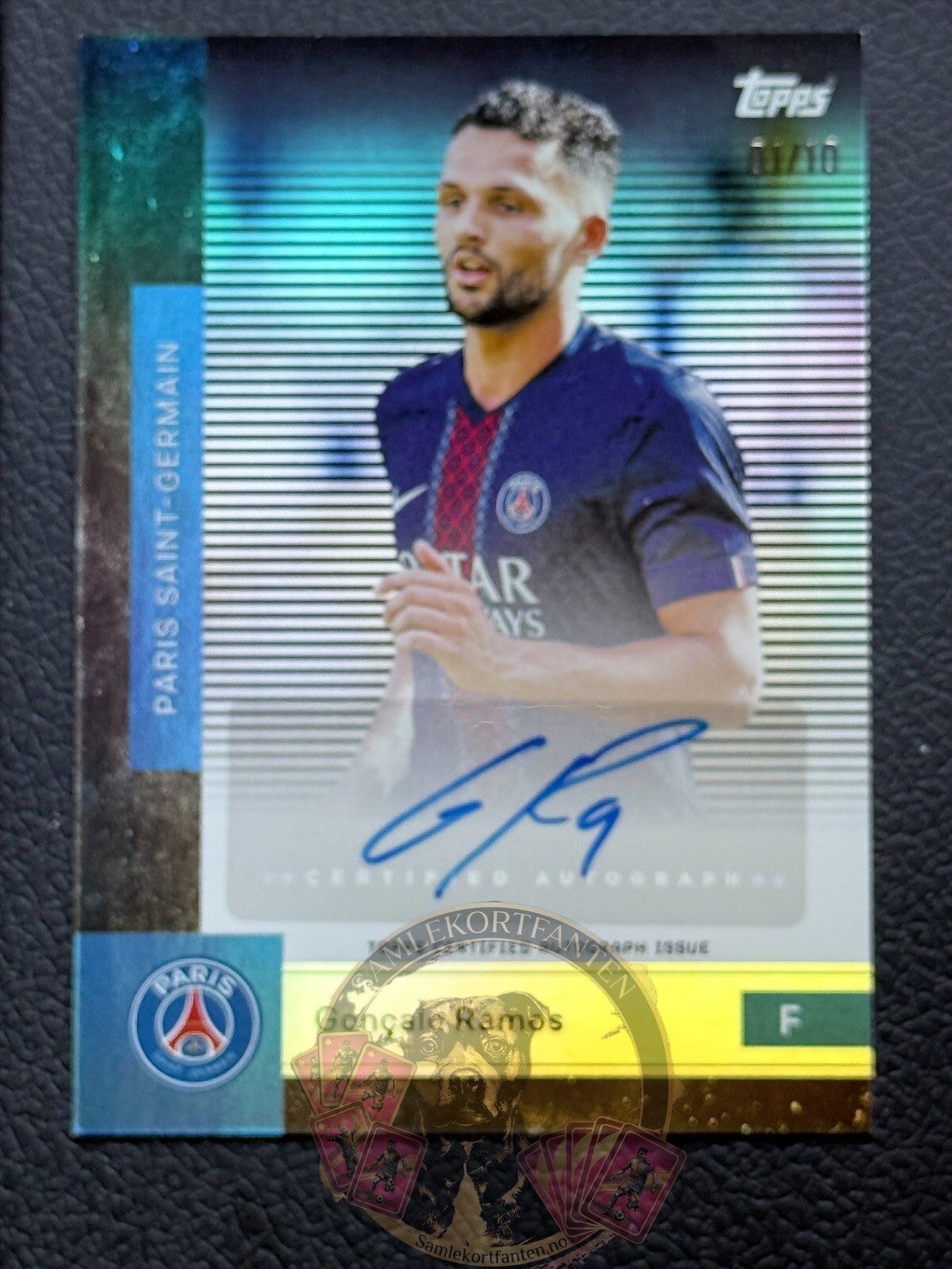 Topps Paris Team Set 25/26 Gonzalo Ramos Auto 1/10