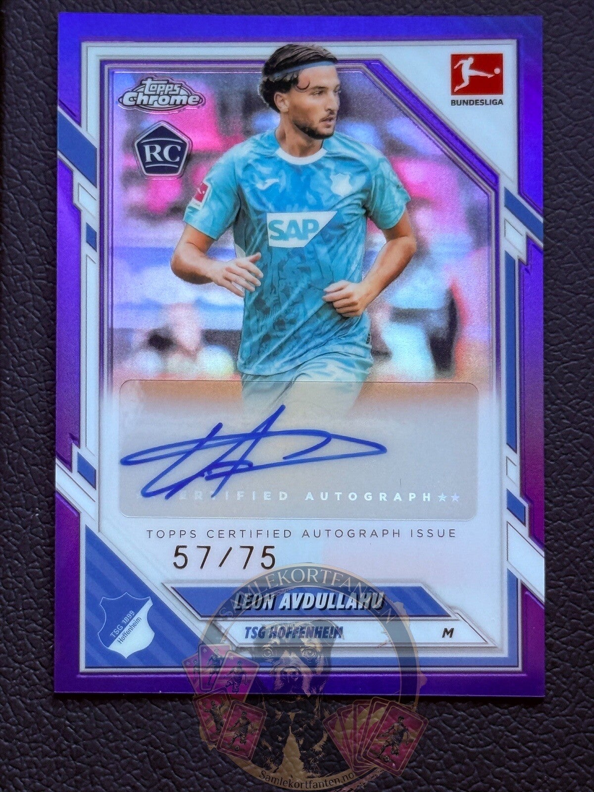 Topps Bundesliga Chrome 25/26 Leon Avdullahu RC auto 57/75