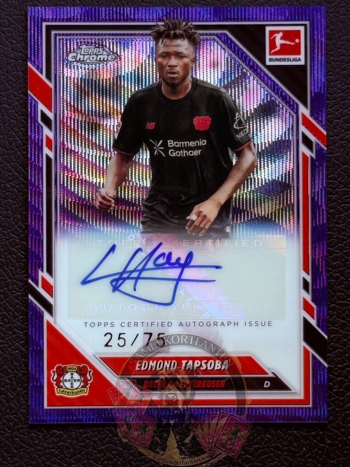 Topps Bundesliga Chrome 25/26 Edmond Tapsoba auto 25/75