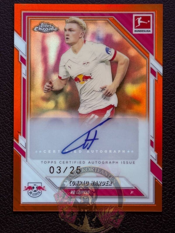 Topps Bundesliga Chrome 25/26 Conrad Harder auto 03/25