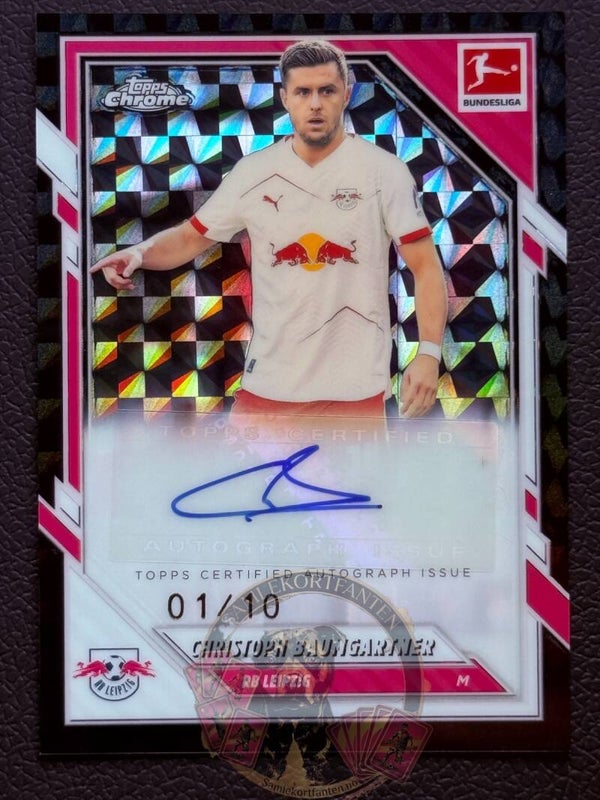 Topps Bundesliga Chrome 25/26 Christoph Baumgartner auto 01/10