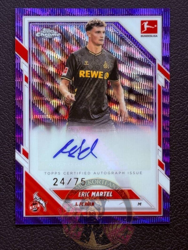Topps Bundesliga Chrome 25/26 Eric Martel auto 24/75