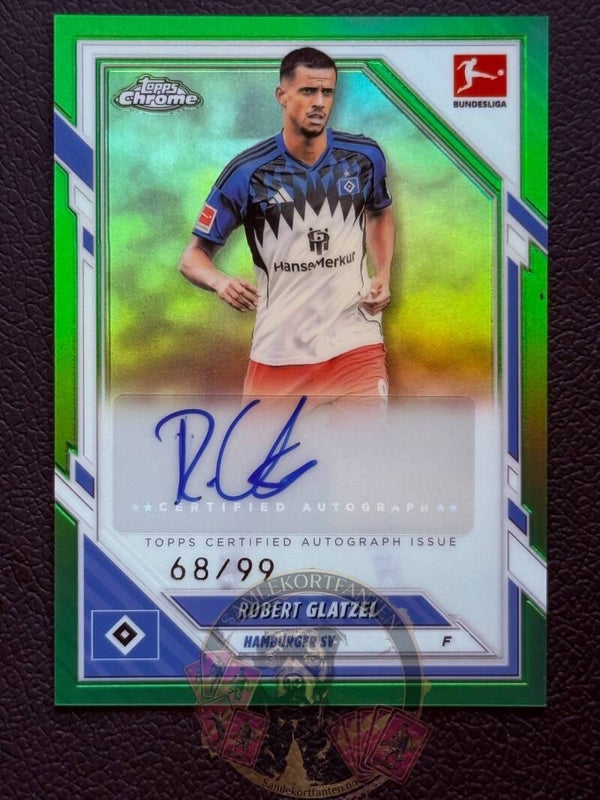 Topps Bundesliga Chrome 25/26 Robert Glatzel auto 68/99