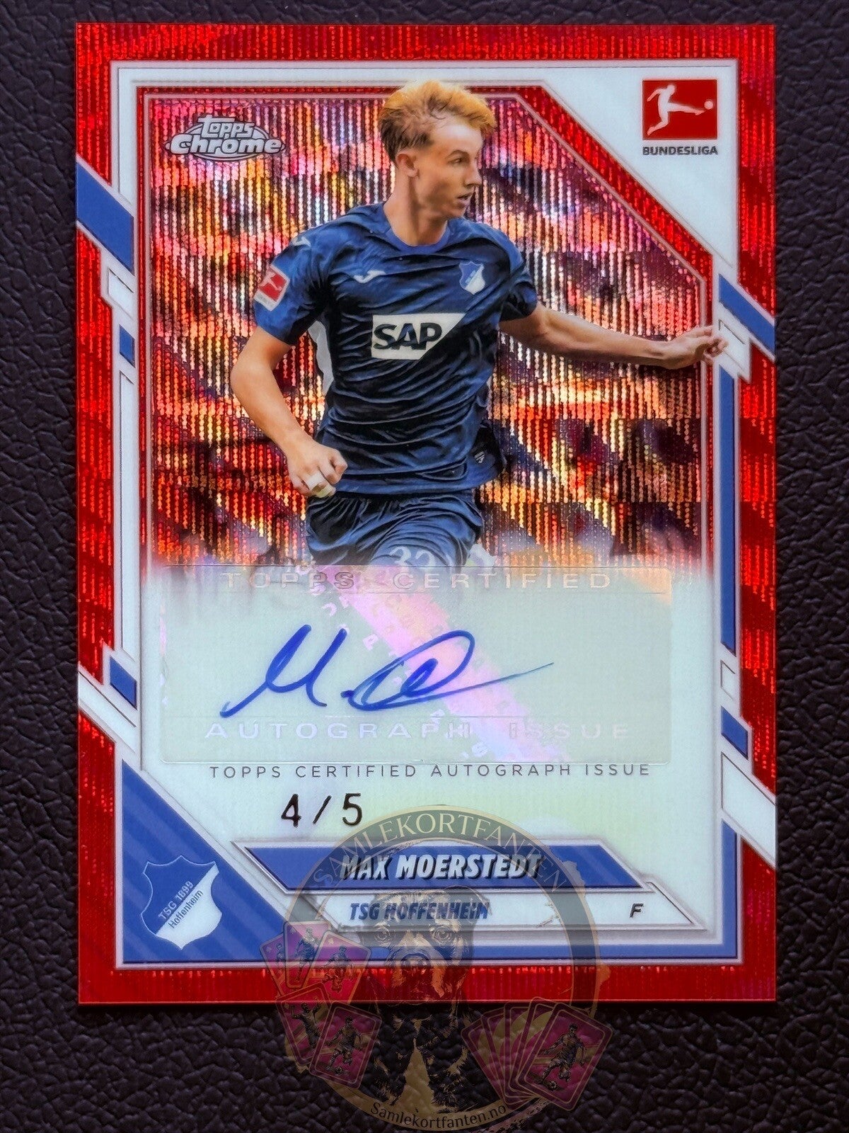 Topps Bundesliga Chrome 25/26 Max Moerstedt auto 04/05