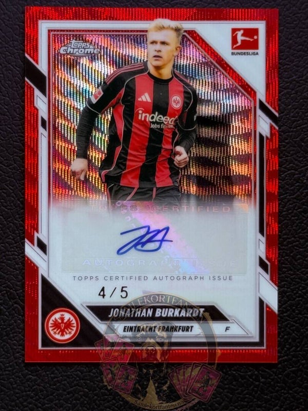 Topps Bundesliga Chrome 25/26 Jonathan Burkhardt auto 04/05