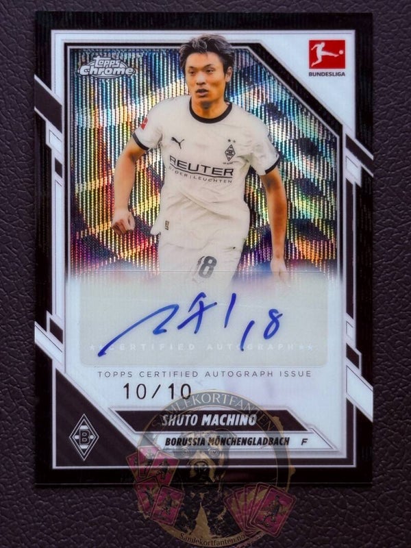 Topps Bundesliga Chrome 25/26 Shuto Machino auto 10/10