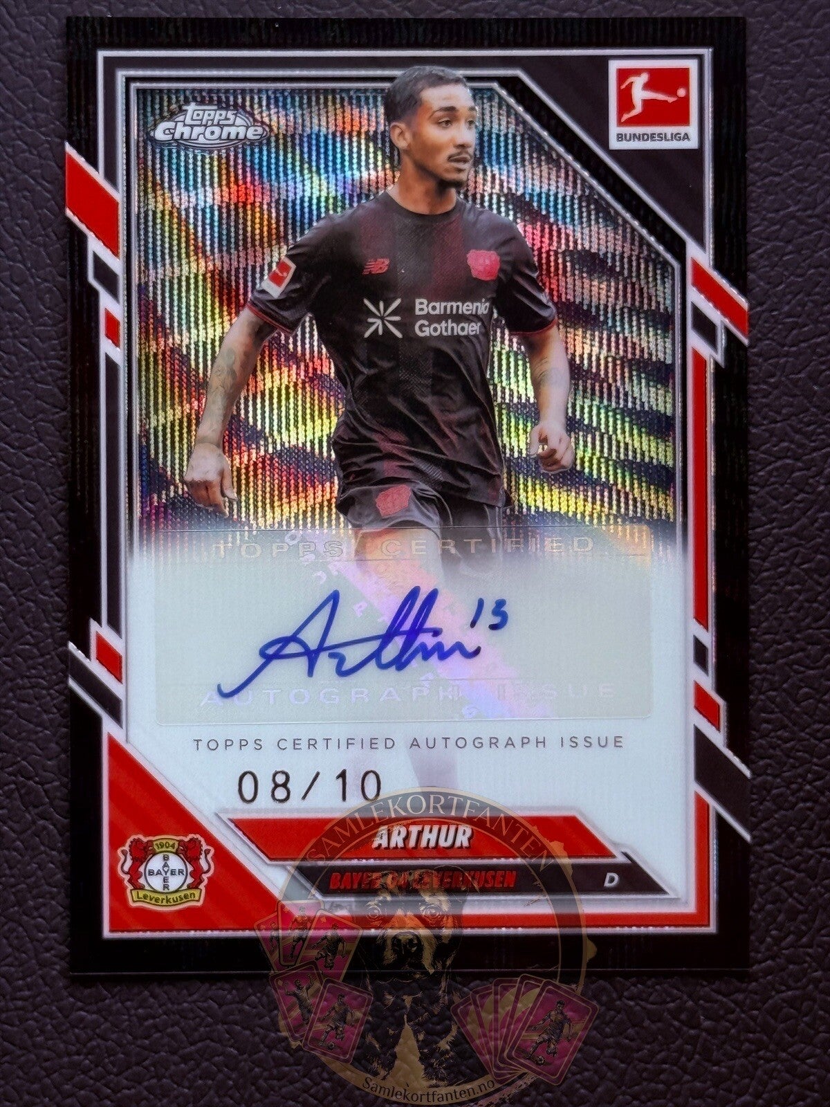 Topps Bundesliga Chrome 25/26 Arthur auto 08/10