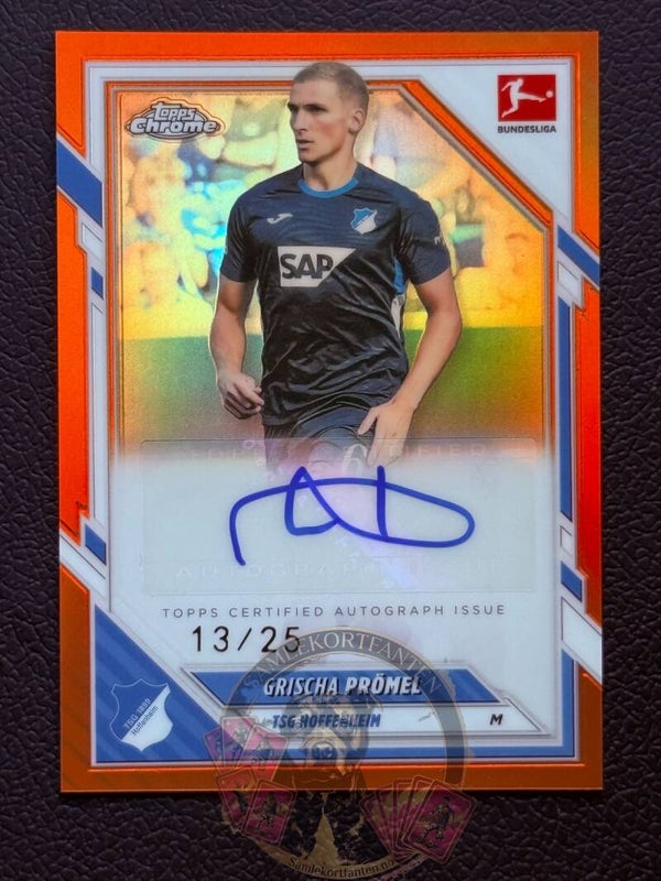 Topps Bundesliga Chrome 25/26 Grischa Prömel auto 13/25