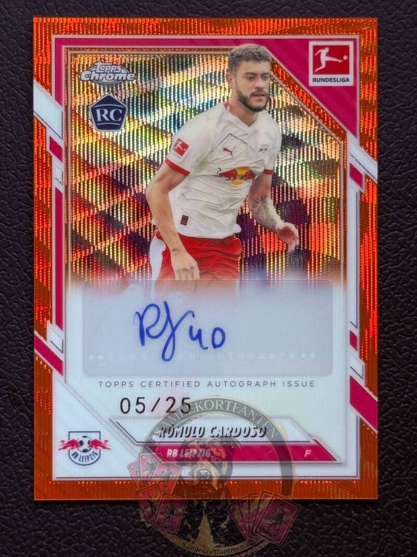 Topps Bundesliga Chrome 25/26 Romulo Cardoso RC auto 05/25