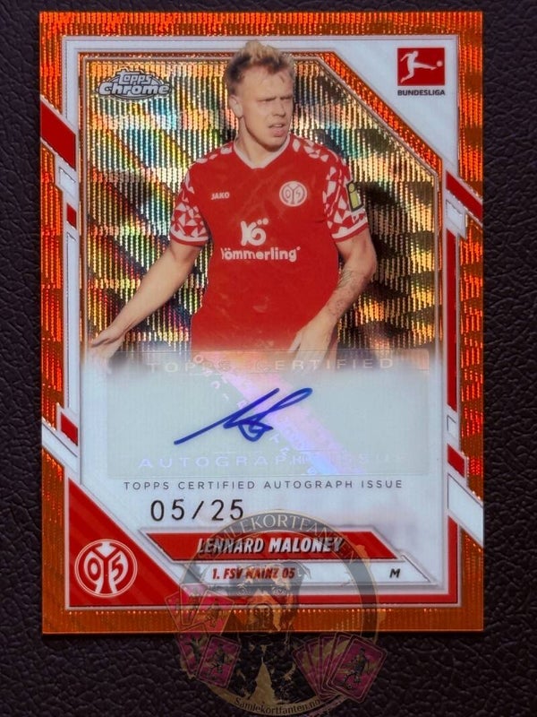 Topps Bundesliga Chrome 25/26 Lennard Maloney auto 05/25