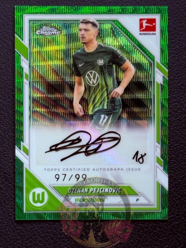 Topps Bundesliga Chrome 25/26 Dzenan Pejcinovic auto 97/99