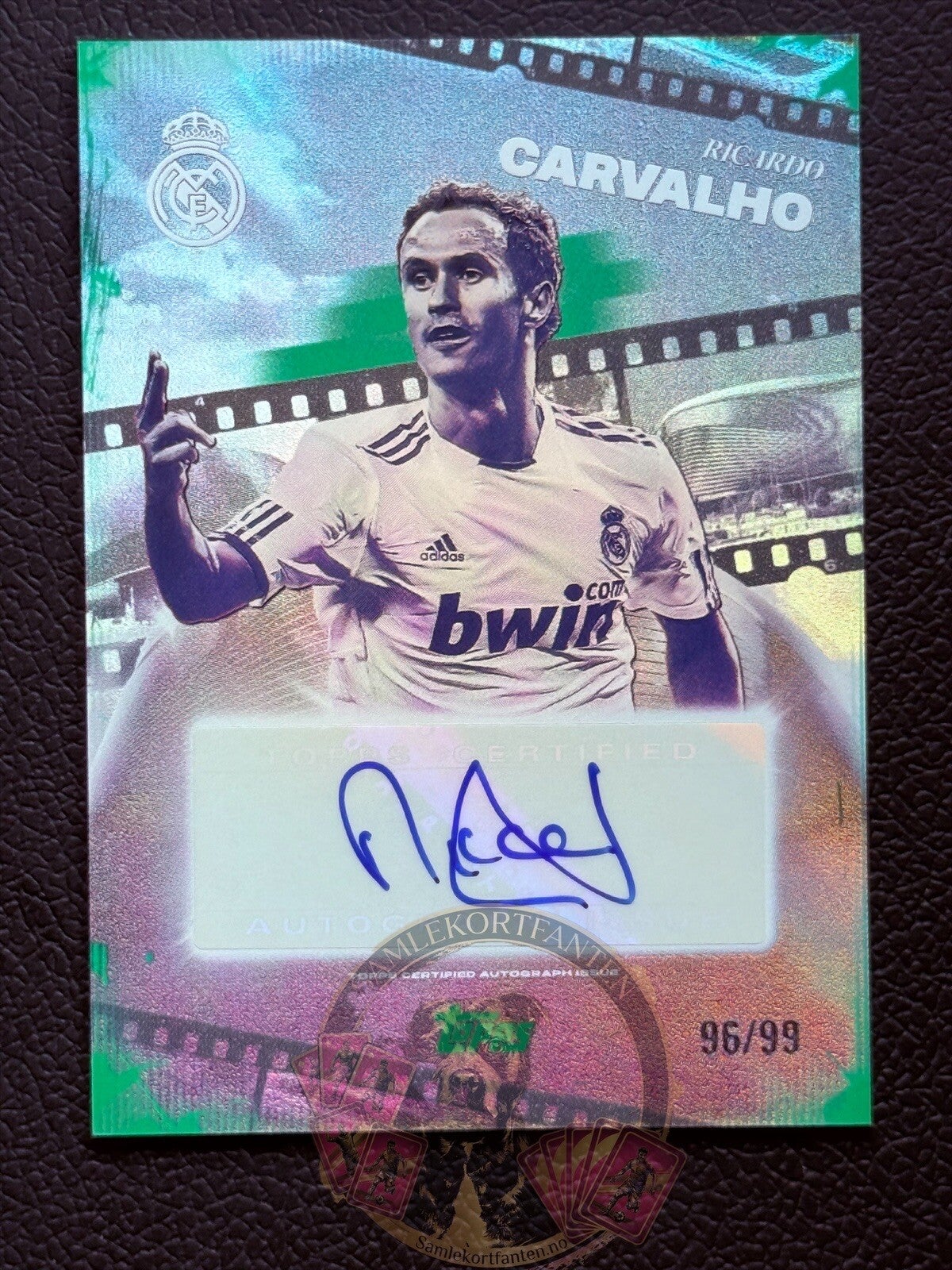 Topps Real Madrid Los Blancos 25/26 Ricardo Carvalho auto 96/99
