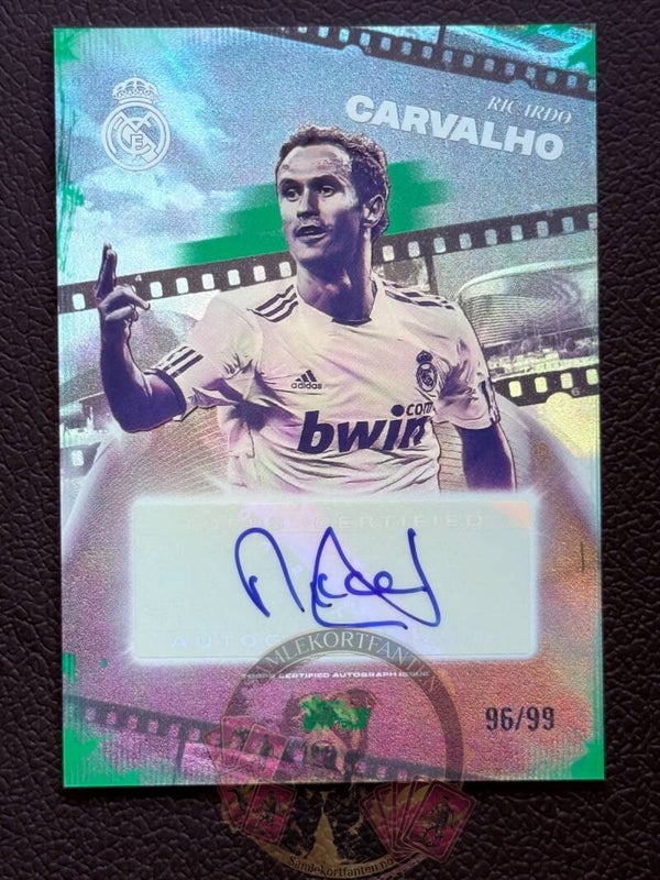 Topps Real Madrid Los Blancos 25/26 Ricardo Carvalho auto 96/99