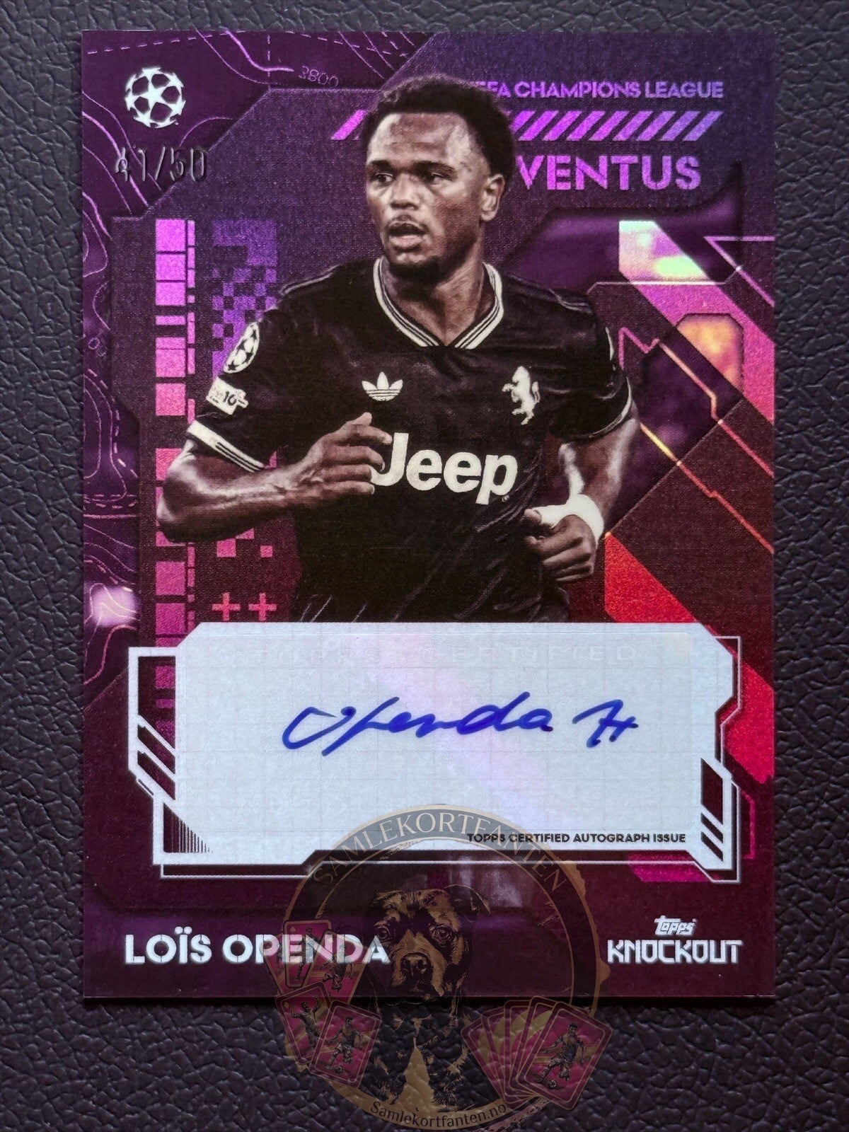 Topps UCC Knockout 25/26 - Lois Openda auto 41/50