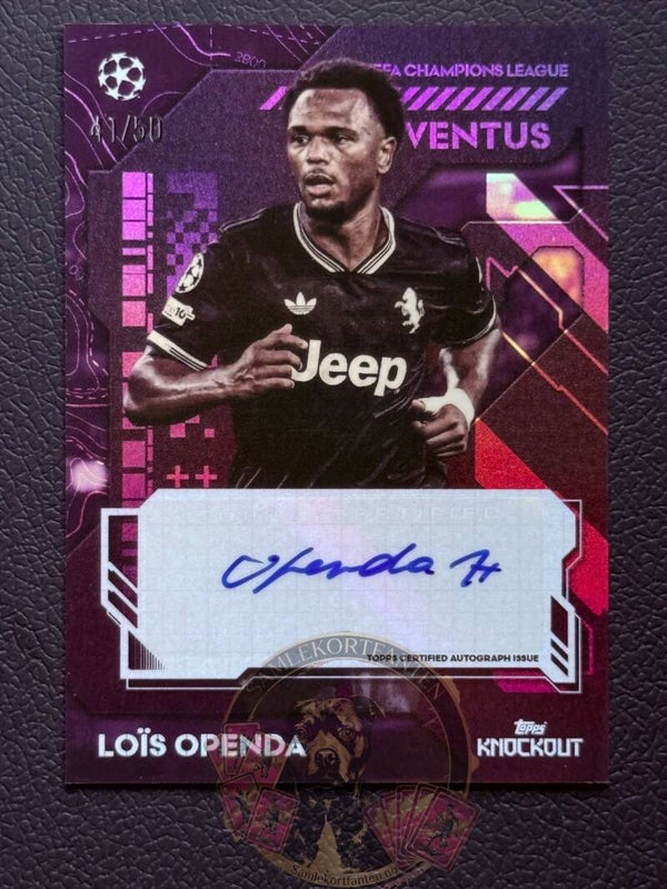 Topps UCC Knockout 25/26 - Lois Openda auto 41/50