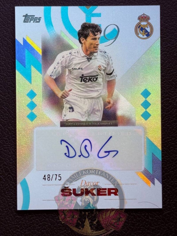 Topps Real Madrid Los Blancos 25/26 Davor Suker auto 48/75